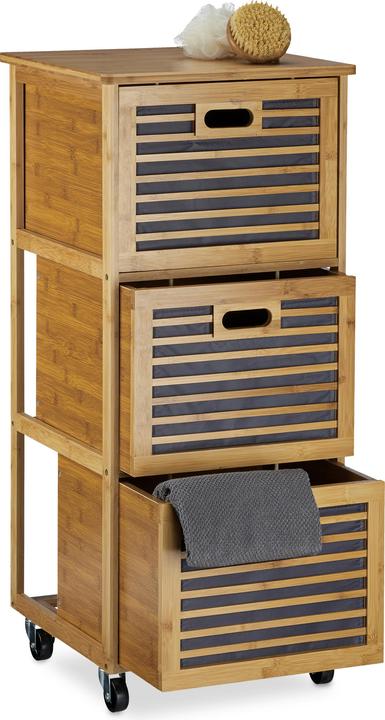 Relaxdays Rollwagen (41 x 41 x 92 cm)