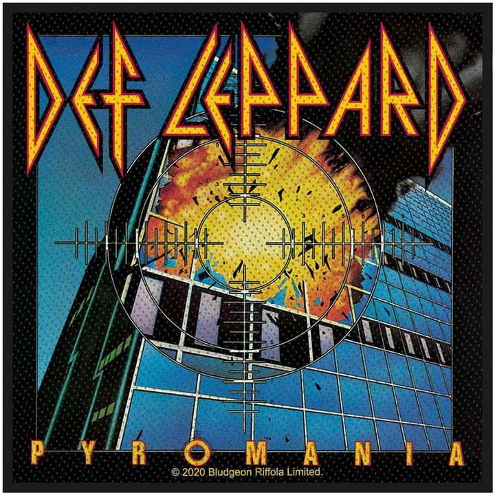 Actual product image Def Leppard Pyromania Patch