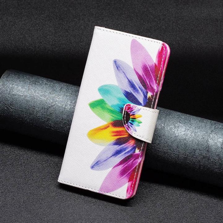 Actual product image Ueli Express iPhone 14 book case case with card holder flower (Apple iPhone 14)