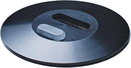 Actual product image Ochno Socket with RGB Button - USB-C outlet w. locking screw 1m cable in Black (1 m, USB 3.2 Gen 2)