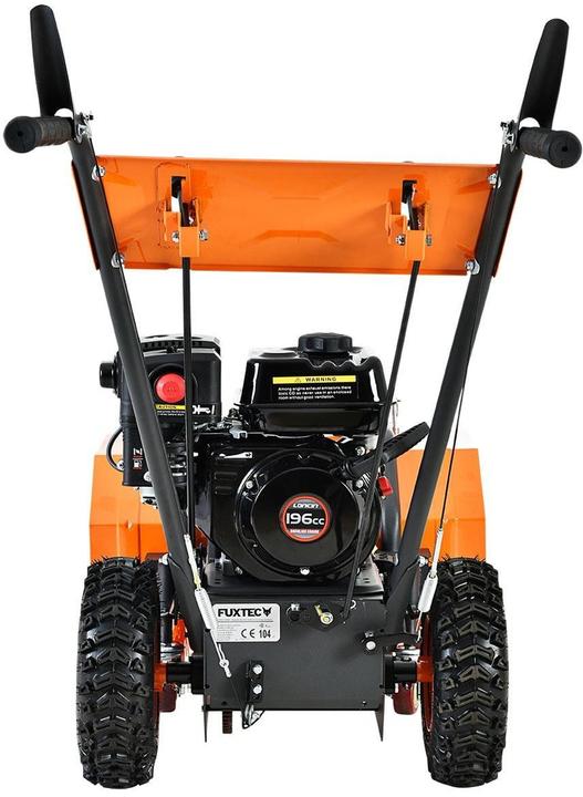 Image du produit Fuxtec Benzin Kehrmaschine Set mit Schneeschild und Schaufel