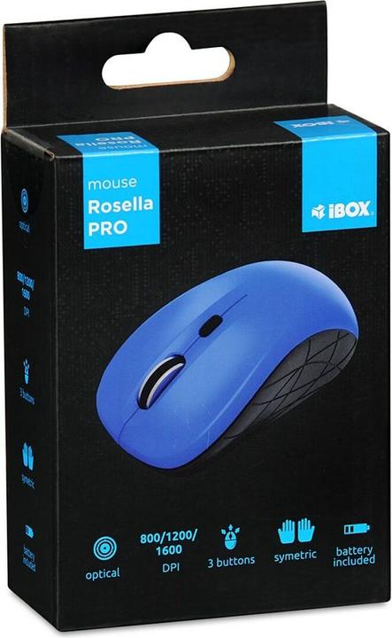 Produktbild iBox Rosella Pro Wireless Mouse Blue (Kabellos)