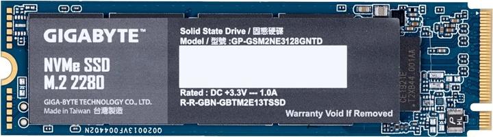 Actual product image Gigabyte GP-GSM2NE3128GNTD (128 GB, M.2 2280)