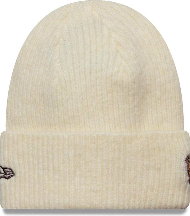 Actual product image New Era Wintermütze Beanie - Patch Los Angeles Dodgers Beige
