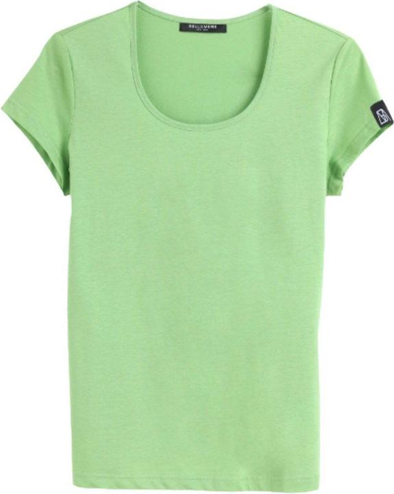 Bellemere T-Shirt Posh Women's Cotton U Sharp Slim Fit T-Shirt 135g (S)