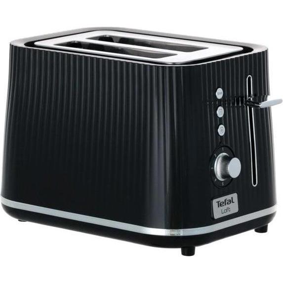 Tefal Loft 2S TT761838 2 Scheibe(n), Toaster, Schwarz