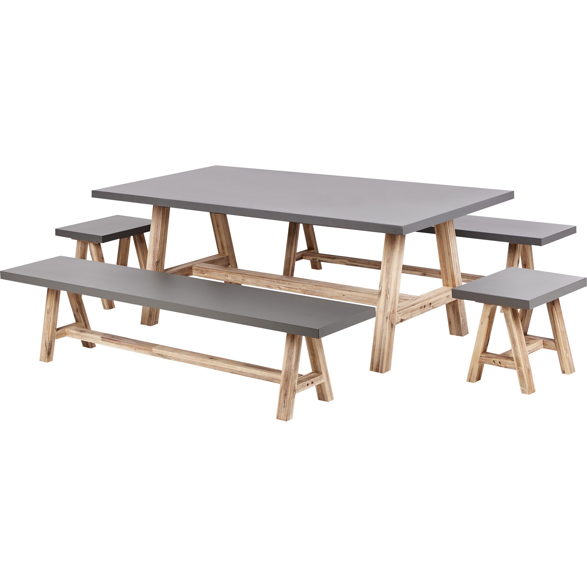Beliani, Gartentisch + Balkontisch, Tonnare (100 cm)
