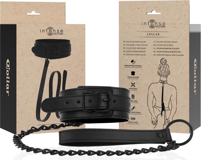 Intense Fetish Intense - Fetish Vegan Leather Collar