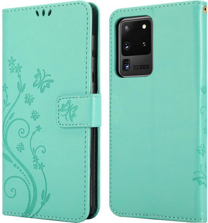 Produktbild Cadorabo Flower Book Cover (Samsung Galaxy S20 Ultra)