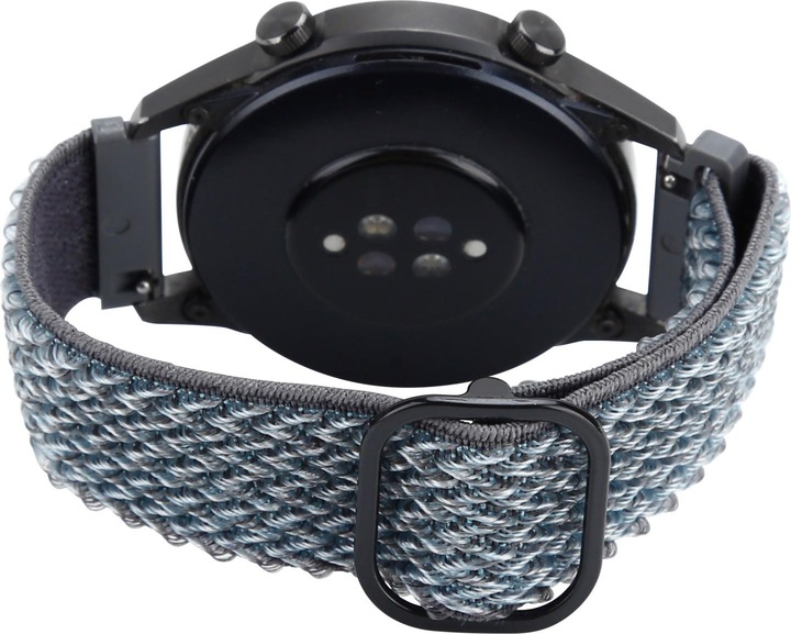 Actual product image Cadorabo Wristband for Samsung Galaxy Gear (22 mm, Nylon, Ticwatch Pro)