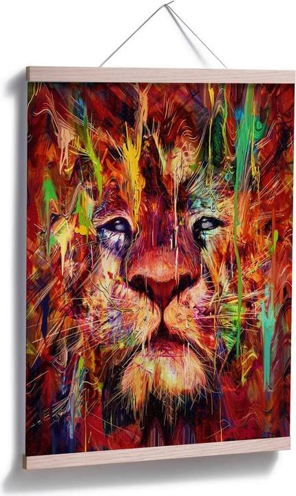 Immagine prodotto Trenddeko Leone rosso (100 x 120 cm)