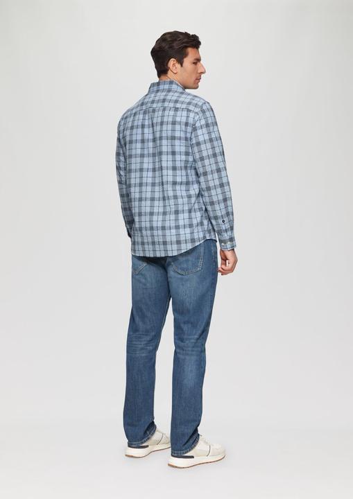 Image du produit S.Oliver Hemd Regular Fit: Kariertes Baumwollhemd aus Seersucker (XL)