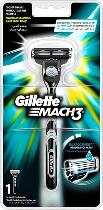 Immagine prodotto Gillette Mach3 maszynka do golenia + wymienne ostrze