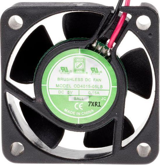 Produktbild RS PRO DC axial fan, 40x15mm 11.56cu.m/h 5V