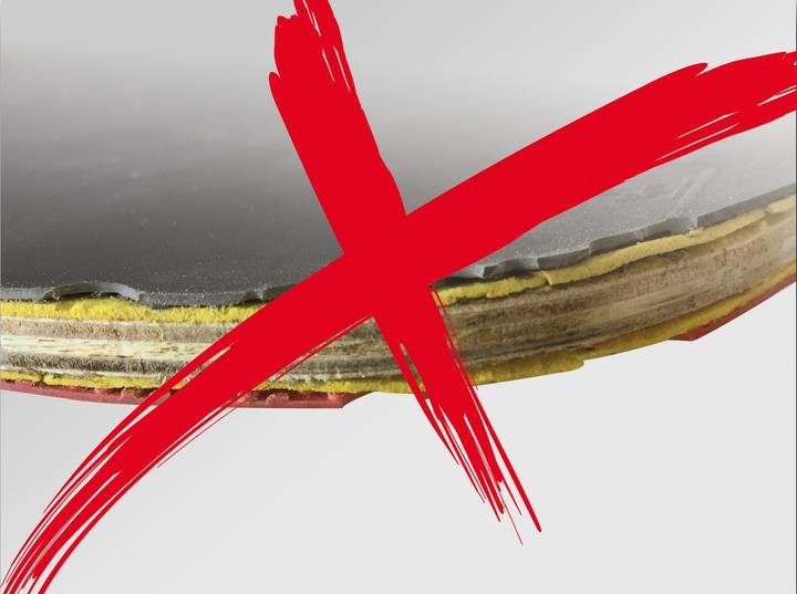 Produktbild Donic Schildkröt SCHILDKRÖT Tischtennisschläger "Protection Line S300" Lernschläger, Farbe: schwarz/rot, Jade Bela...