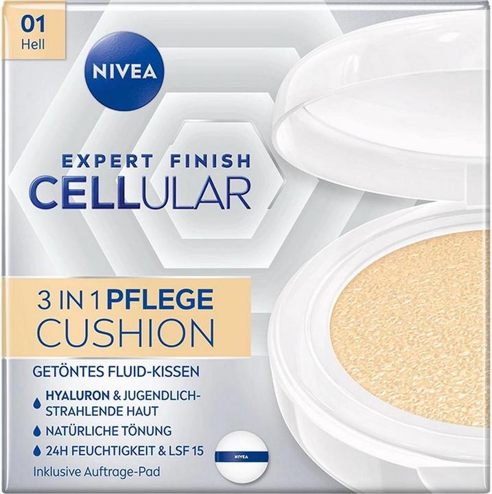 Produktbild NIVEA Cellular Expert Finish 3in1 Pflege Cushion Hell (01 Hell)