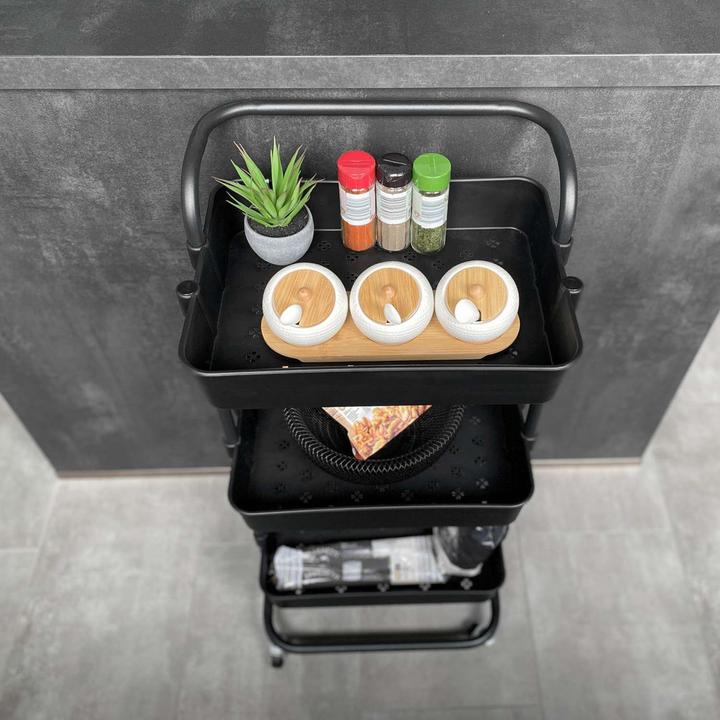 Produktbild Intirilife Rollwagen mit 3 Ebenen