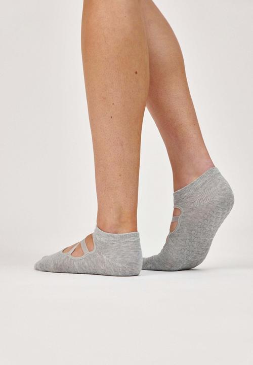 Produktbild Snocks Pilates Socken mit Riemchen (2er Pack, 43 - 46)