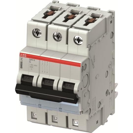 ABB, Schutzschalter, S403E-C25 Leitungsschutzschalter 25A 3p 6kA steckbar