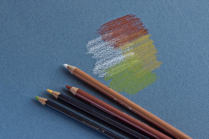 Produktbild Fabriano BÜTTENPAPIER CROMIA 50x65 BLAU (220 g/m², 10x)