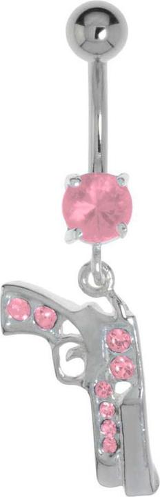 Produktbild Bijouteria Bauchpiercing (Silber 925, Kristall, Chirurgenstahl 316L)