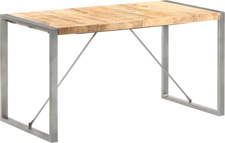 Actual product image vidaXL Dining table (70 x 140 x 75 cm)