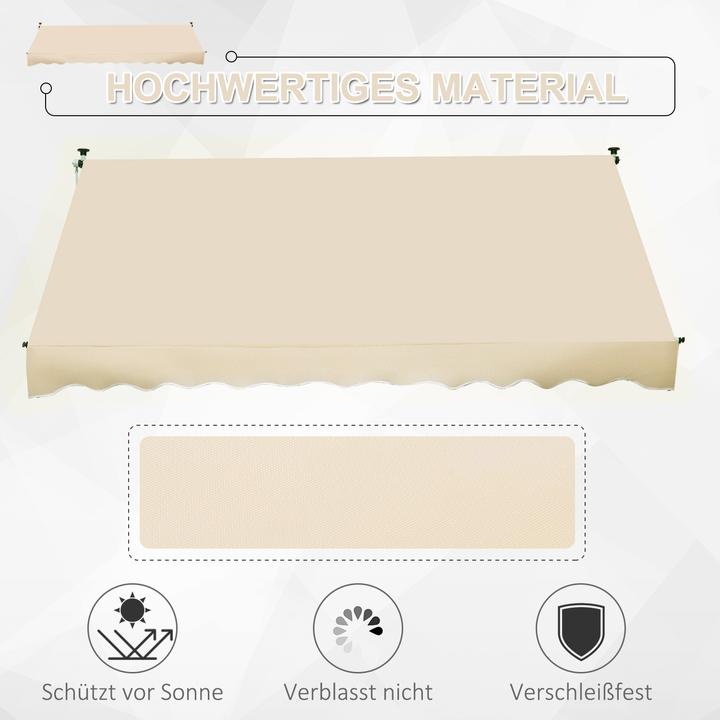 Actual product image Outsunny Balcony awning (3 m)
