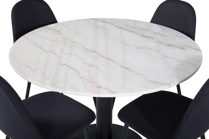 Produktbild Ebuy24 Essgruppe Estelle 77 (5-teilig) (Marmor)