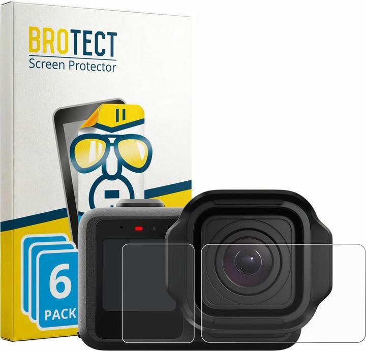Produktbild BROTECT Schutzfolie für GoPro Mission 1 Pro Displayschutz Displayschutzfolie Folie Klar Transparent