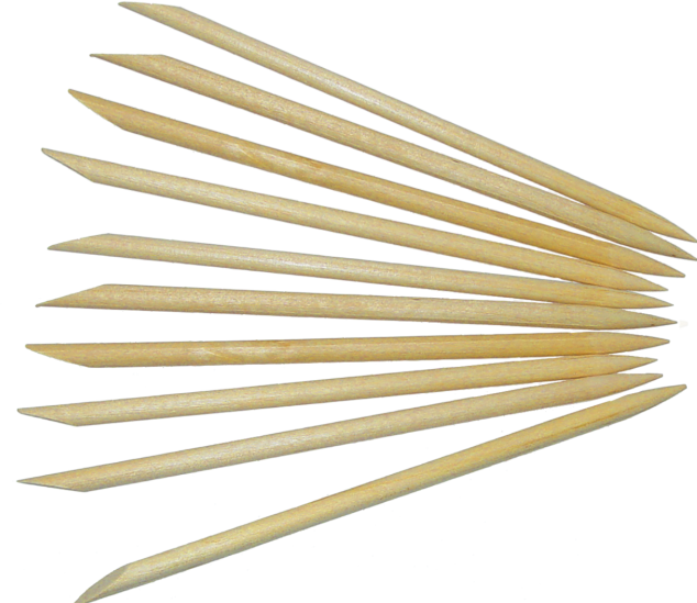 Produktbild Hartholzstäbchen zur Nagel- pflege, 10er-Pack, Länge: 11,5 cm