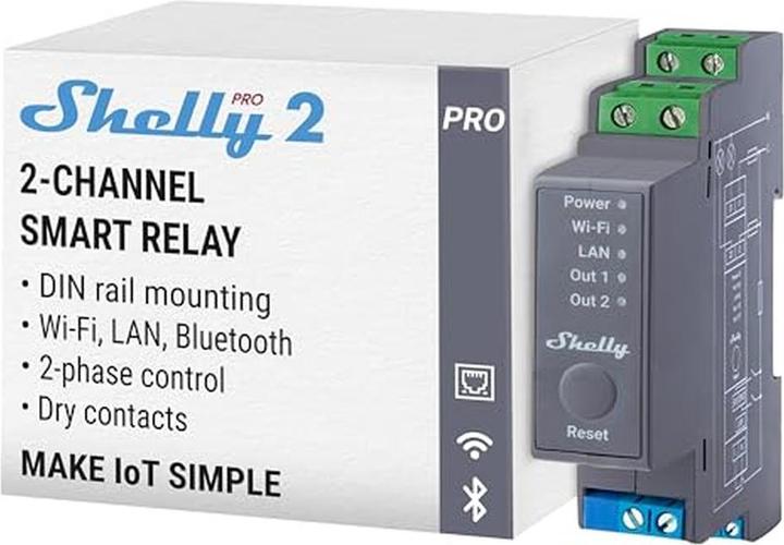 Produktbild Shelly Pro 2 (Schaltaktor)