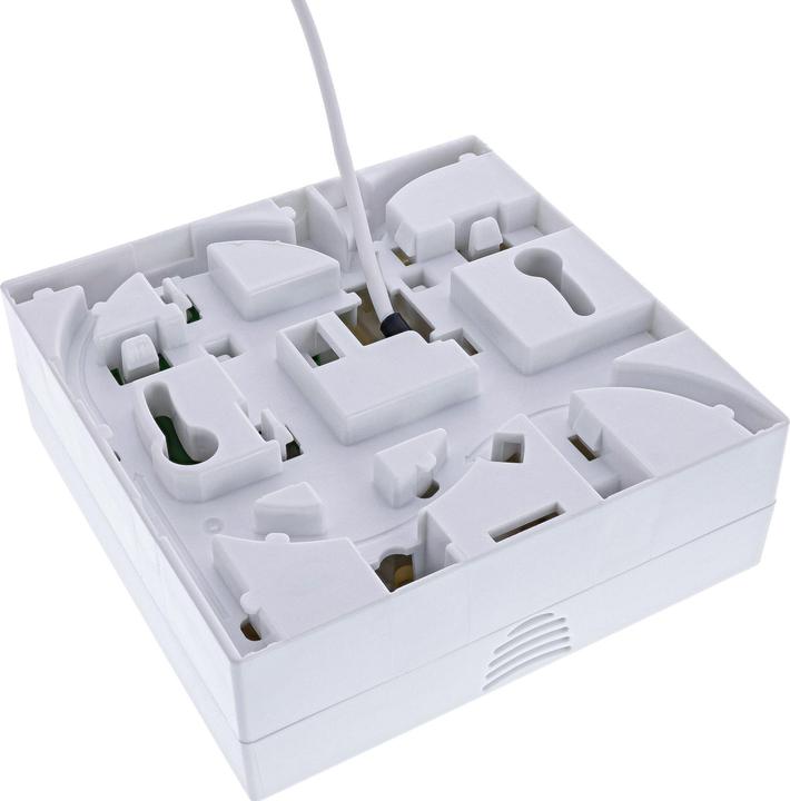 Produktbild InLine FTTH Anschlussbox vorkonfektioniert 4x LC/APC 9/125µm 10m (S/UTP, CAT6, 10 m)