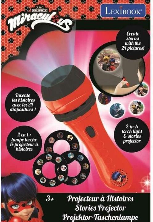 Actual product image Lexibook Miraculous Story Projector and Flashlight