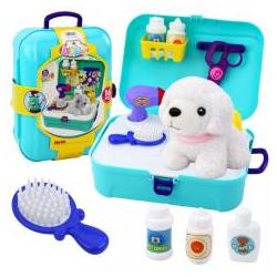 Comparer les prix de [n]fibrecare Schönheits-Set für Haustiere, Koffer, Rucksack, 16-teilig., Équipement de toilettage