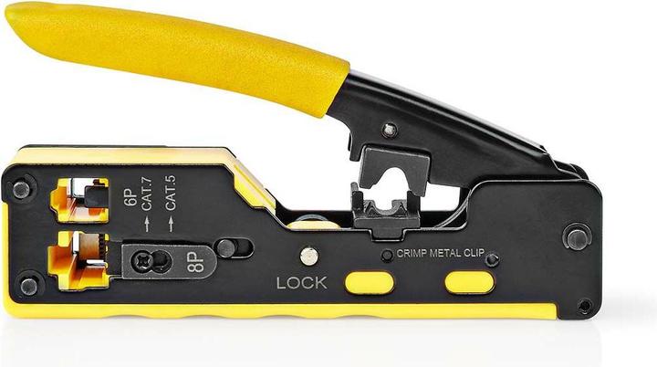Image du produit Nedis Pince à sertir | CAT5 / CAT5e / CAT6 / CAT6a / CAT7 / RJ12 / RJ45 | Extraire / Couper / Pince