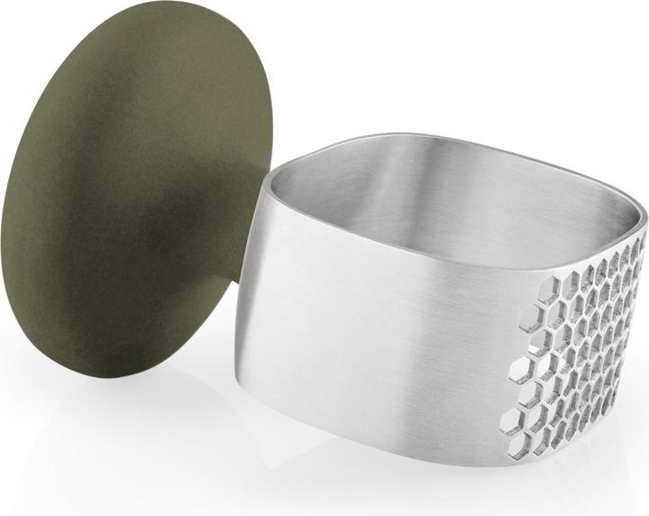 Actual product image Eva Solo Garlic Press Green Tool Silver