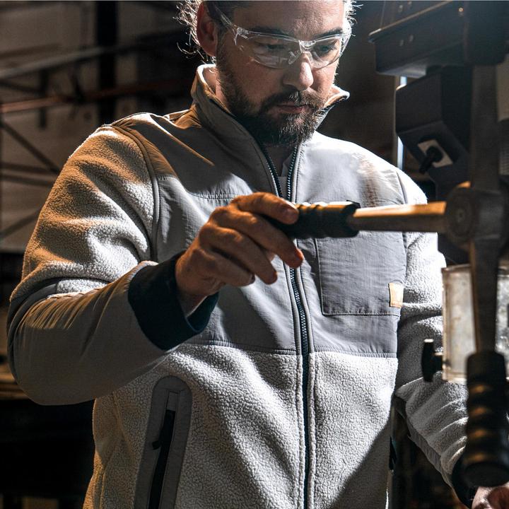 Productafbeelding Stier Sherpa fleece XXL ijsgrijs (XXL)