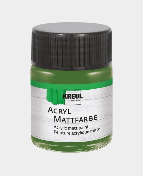 Productafbeelding Kreul Matte acrylverf, 50 ml (Olijfgroen, 50 ml)