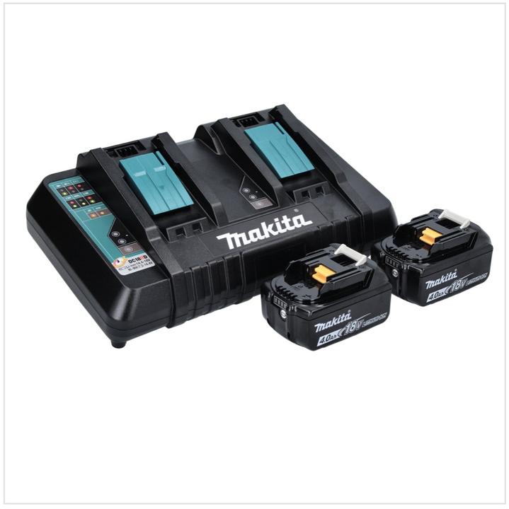 Produktbild Makita DML 810 PM Akku LED Flächenlicht 18 / 36 V ( 2 x 18 V ) 5500 lm IP54 + 2x Akku 4,0 Ah + (5500 lm)