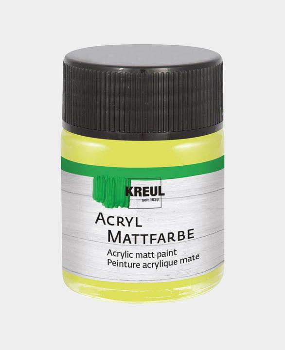 Productafbeelding Kreul Matte acrylverf, 50 ml (Citroen, 50 ml)