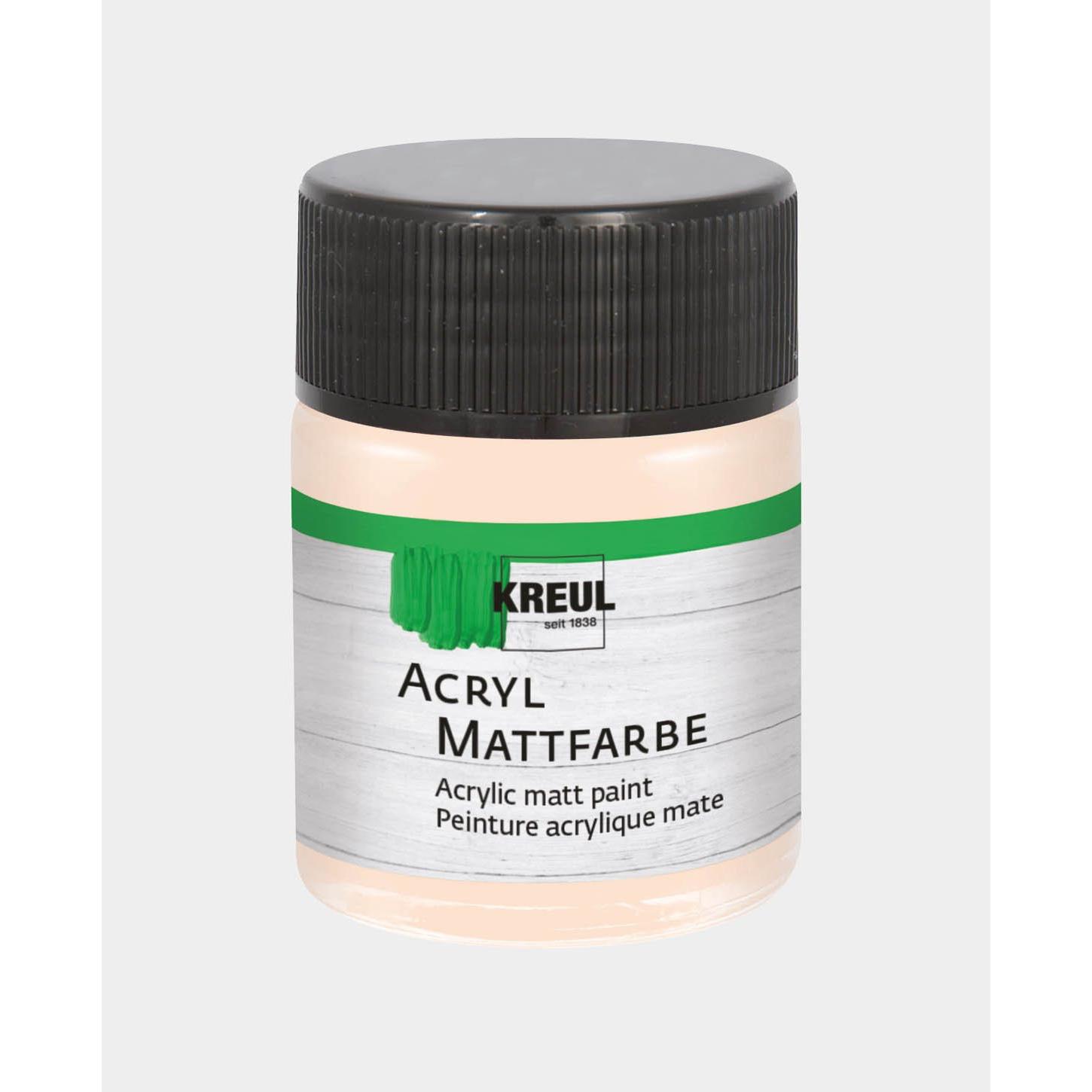 Thumbnail - Kreul, Künstlerfarbe + Bastelfarbe, Acryl Mattfarbe, 50 ml (Zartrosa, 50 ml)