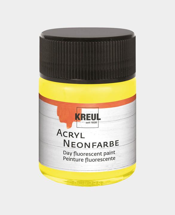 Produktbild Kreul Acryl Neonfarbe, 50 ml (Neon-gelb, 50 ml)