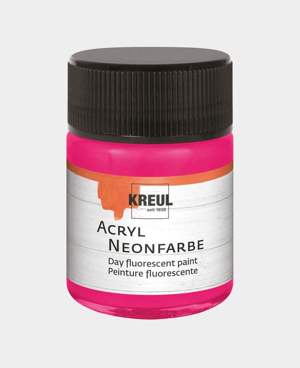 Produktbild Kreul Acryl Neonfarbe, 50 ml (Neon-pink, 50 ml)