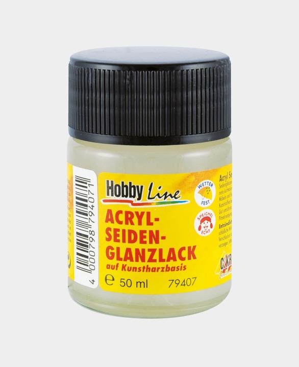 Image du produit Kreul Vernis acrylique satiné transparent à base de résine synthétique 50 ml (Incolore, 0.05 l)