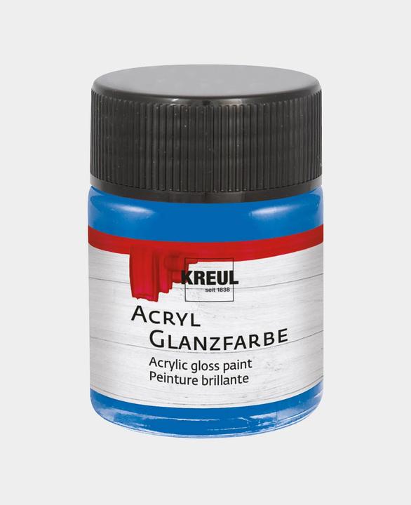 Actual product image Kreul Acrylic gloss paint, 50 ml (Blue, 50 ml)