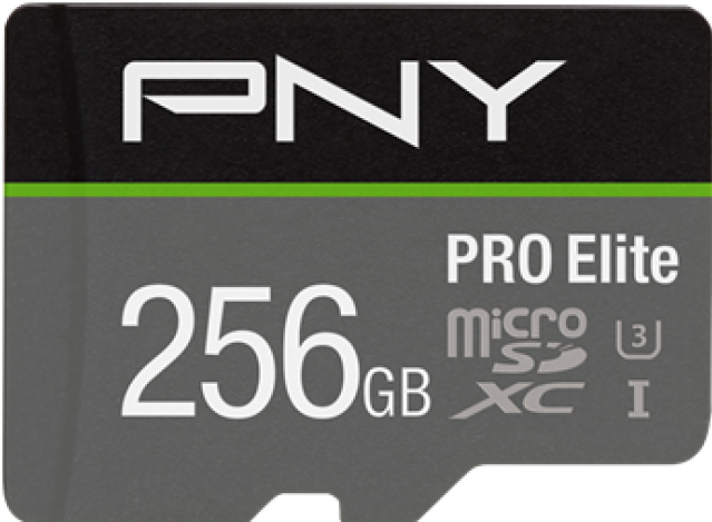 Actual product image PNY Pro Elite (256 GB, microSDXC, U3, UHS-I)