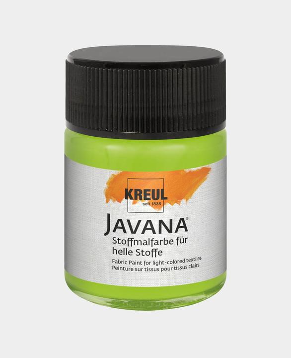 Produktbild Kreul Javana Stoffmalfarbe für helle Stoffe, 50 ml (Maigrün, 50 ml)