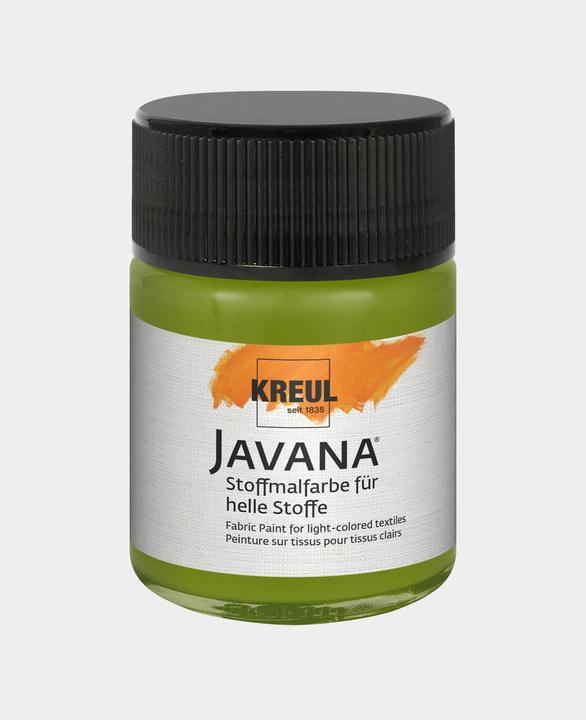 Produktbild Kreul Javana Stoffmalfarbe für helle Stoffe, 50 ml (Olivgrün, 50 ml)