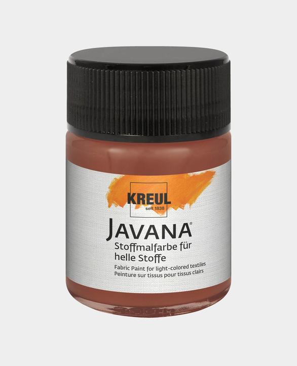 Produktbild Kreul Javana Stoffmalfarbe für helle Stoffe, 50 ml (Rehbraun, 50 ml)
