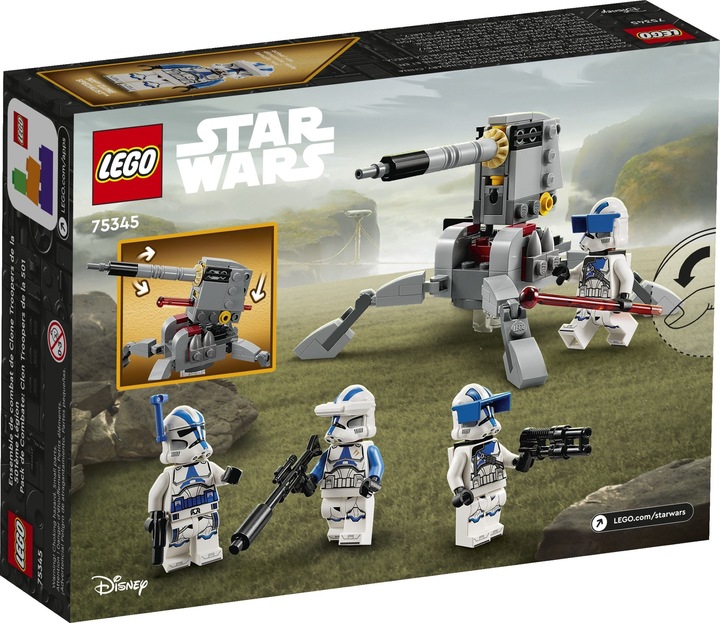 Actual product image LEGO 501st Clone Troopers Battle Pack (75345, LEGO Star Wars)